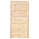 Barn Door 100x1.8x204.5 cm Solid Wood Pine - 45-Degree Angle