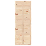 Barn Door 80x1.8x214 cm Solid Wood Pine - Top-Down View