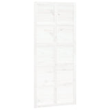 Barn Door White 90x1.8x214 cm Solid Wood Pine