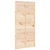 Barn Door 100x1.8x214 cm Solid Wood Pine - Front View