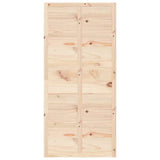 Barn Door 100x1.8x214 cm Solid Wood Pine - Top-Down View