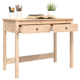 Desk with Drawers 100x50x78 cm Solid Wood Pine - 45-Degree Angle