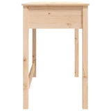 Desk with Drawers 100x50x78 cm Solid Wood Pine - Low Angle
