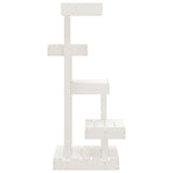 Cat Tree White 45,5x49x103 cm Solid Wood Pine