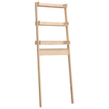 Toilet Rack 63.5x32x179 cm Solid Wood Pine - Front View