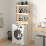 Toilet Rack 63x26x171 cm Solid Wood Pine - Side View