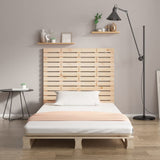 Wall Headboard 96 cm Solid Wood Pine - Side View