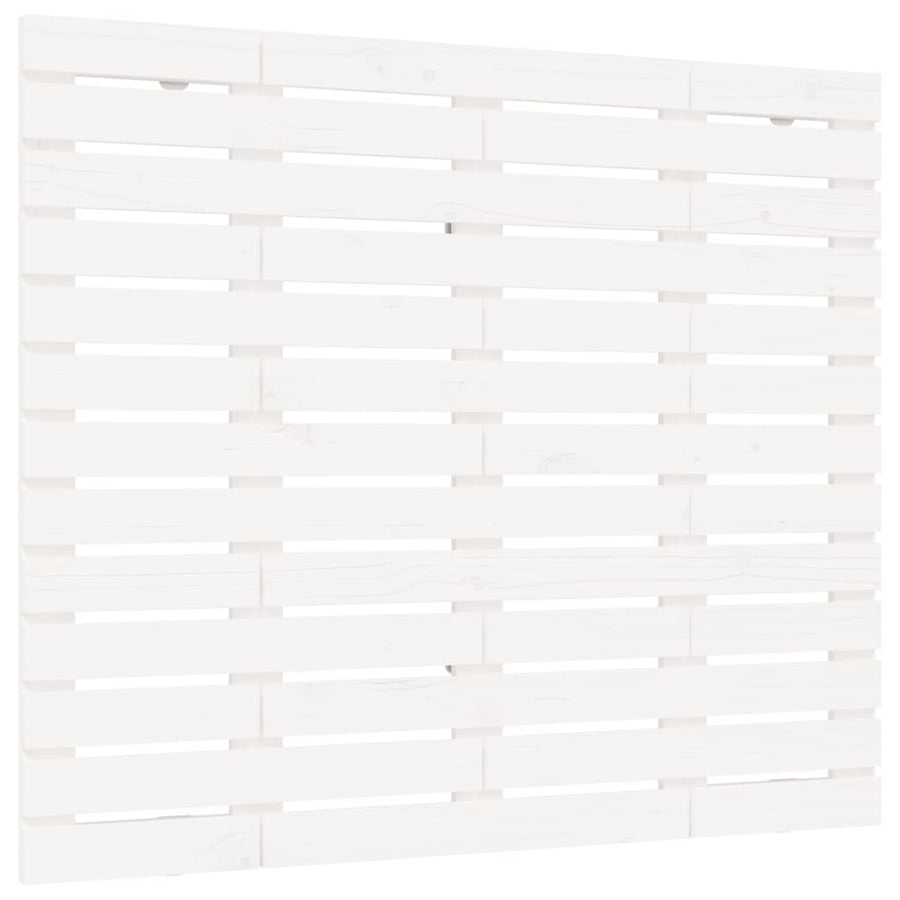 Wall Headboard White 96 cm Solid Wood Pine