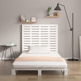 Wall Headboard White 96 cm Solid Wood Pine - Side View