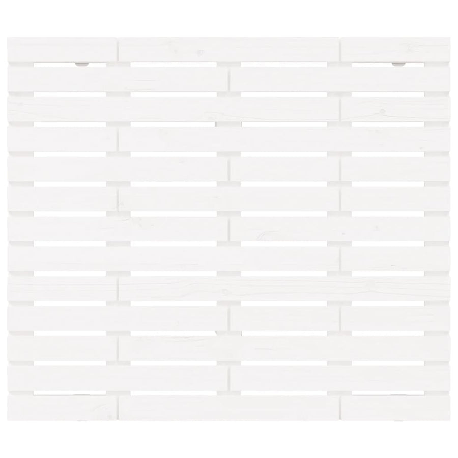 Wall Headboard White 96 cm Solid Wood Pine