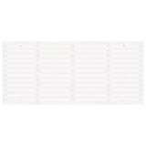 Wall Headboard White 156 cm Solid Wood Pine - Top-Down View