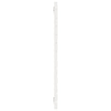 Wall Headboard White 156 cm Solid Wood Pine - 45-Degree Angle
