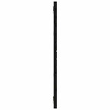 Wall Headboard Black 156 cm Solid Wood Pine - 45-Degree Angle