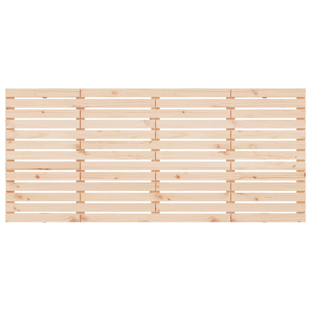 Wall Headboard 186 cm Solid Wood Pine