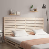 Wall Headboard 186 cm Solid Wood Pine