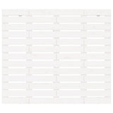 Wall Headboard White 141 cm Solid Wood Pine