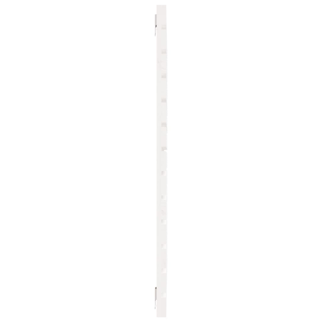 Wall Headboard White 141 cm Solid Wood Pine