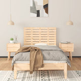 Wall Headboard 96 cm Solid Wood Pine - Side View