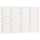 Wall Headboard White 96 cm Solid Wood Pine - Front View