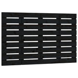 Wall Headboard Black 96 cm Solid Wood Pine