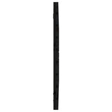 Wall Headboard Black 96 cm Solid Wood Pine - 45-Degree Angle