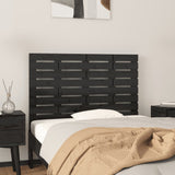 Wall Headboard Black 96 cm Solid Wood Pine