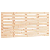 Wall Headboard 156 cm Solid Wood Pine - Front View