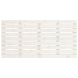 Wall Headboard White 156 cm Solid Wood Pine - Top-Down View