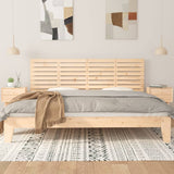 Wall Headboard 186 cm Solid Wood Pine - Side View