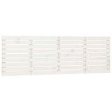 Wall Headboard White 186 cm Solid Wood Pine