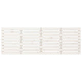 Wall Headboard White 186 cm Solid Wood Pine