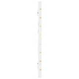 Wall Headboard White 186 cm Solid Wood Pine
