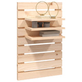 Wall-mounted Bedside Shelves 2 pcs Solid Wood Pine - Top-Down View
