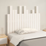 Wall Headboard White 95.5 cm Solid Wood Pine - Side View