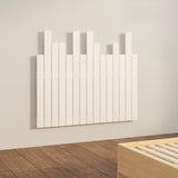 Wall Headboard White 95.5 cm Solid Wood Pine - Top-Down View