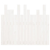 Wall Headboard White 95.5 cm Solid Wood Pine