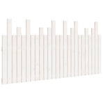 Wall Headboard White 159.5 cm Solid Wood Pine
