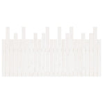 Wall Headboard White 159.5 cm Solid Wood Pine