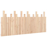 Wall Headboard 185 cm Solid Wood Pine - Front View
