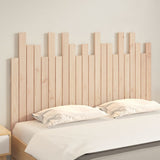 Wall Headboard 140 cm Solid Wood Pine - Side View