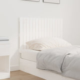 Wall Headboard White 95.5 cm Solid Wood Pine - Side View