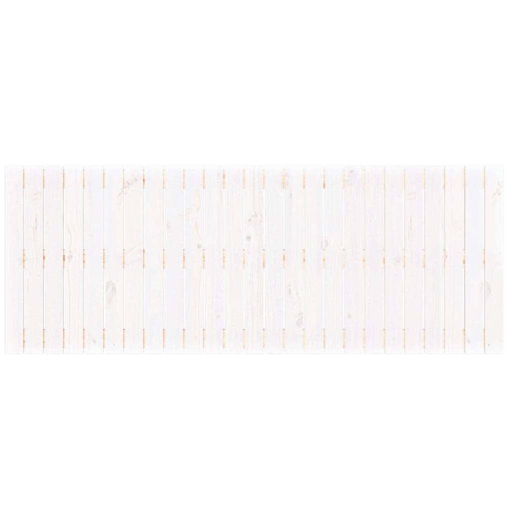 Wall Headboard White 159.5 cm Solid Wood Pine