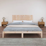 Wall Headboard 185 cm Solid Wood Pine - Side View