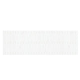 Wall Headboard White 185 cm Solid Wood Pine - Top-Down View