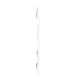 Wall Headboard White 185 cm Solid Wood Pine - 45-Degree Angle