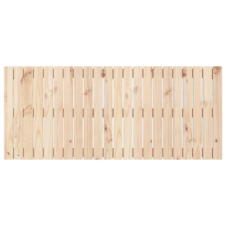 Wall Headboard 140 cm Solid Wood Pine