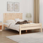 Wall Headboard 140 cm Solid Wood Pine