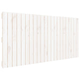 Wall Headboard White 140 cm Solid Wood Pine