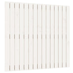 Wall Headboard White 95.5 cm Solid Wood Pine