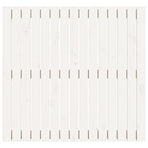 Wall Headboard White 95.5 cm Solid Wood Pine